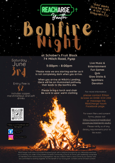 REACHarge Youth Bonfire Night Poster
